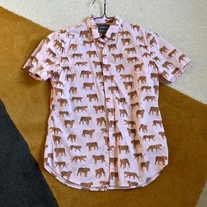 Bonobos Slim Tiger Print Shirt!